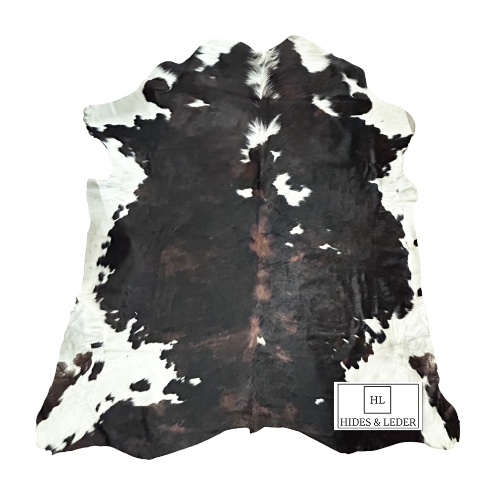 tricolor cowhide rug